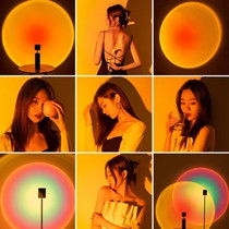 Sunset light at sunset light lamps table lamps arrival lamps 16 color desktop twilight dinghy net red photo