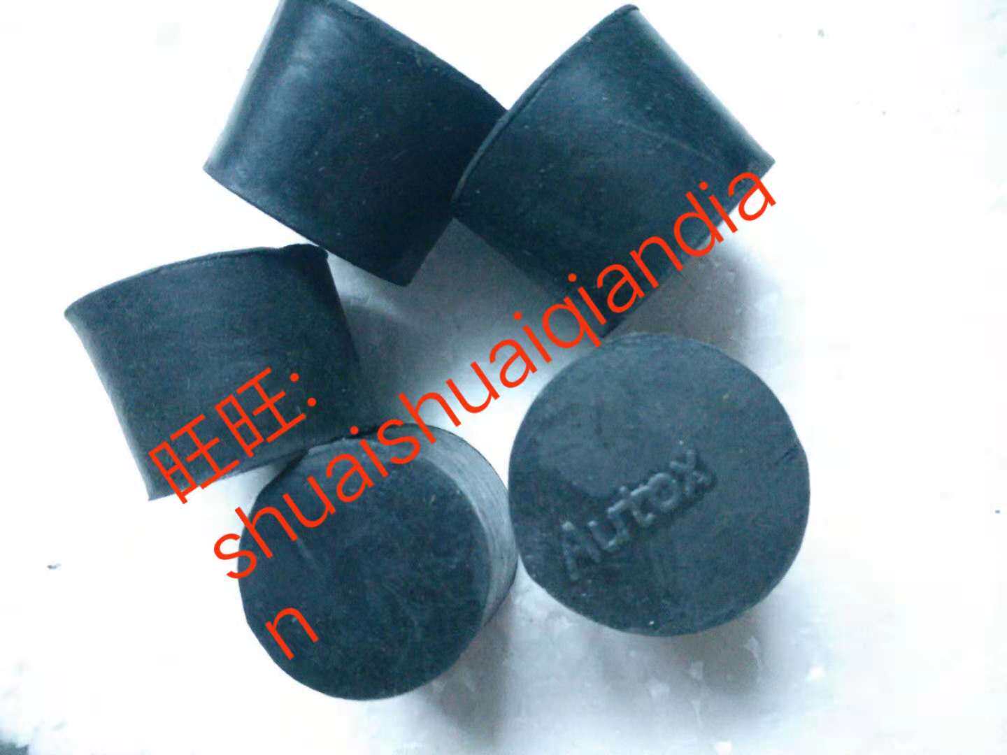 Crushing hammer leather plug rubber plug round pin resistance flow 17 17 20 25 30 30 36