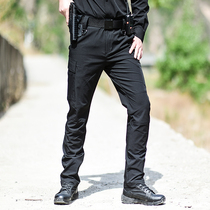 Ronsenkai Black Hide Blue Speed Dry Single Pants For Training Pants Duty Pants Outdoor Camping Training Single Pants