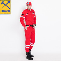 Ronson Kai Red quick-drying rescue service international emergency rescue service Public Welfare rescue suit suit air rescue suit set
