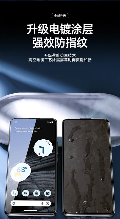 HD Transparent Anti Spy Privacy Tempered Glass Screen Protector – Accessories 8, 8 Pro Google Pixel Phone Case