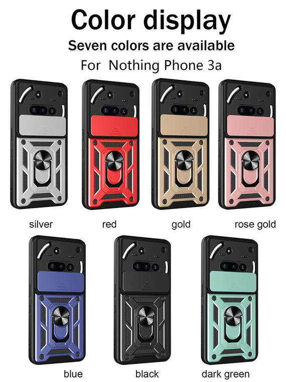 Rugged Rotating Ring Camera Nothing Phone Case