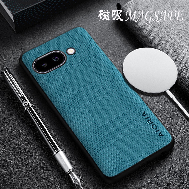 AIORIA Textured Teal Fine Weave Google Pixel Phone Case
