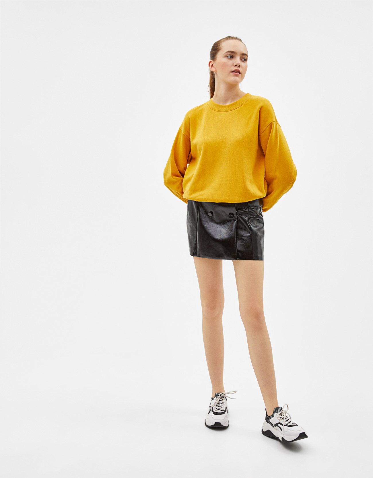 Sweatshirt femme BERSHKA - Ref 3217634 Image 42