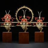 吉善堂 Dou победил тихое мышление Будды все -бронзовые украшения