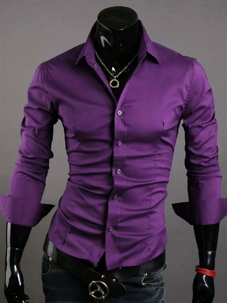 Универсальная рубашка, slim fit, корейский стиль