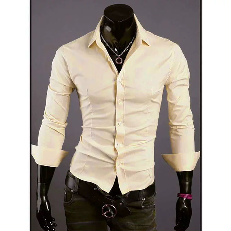 Универсальная рубашка, slim fit, корейский стиль