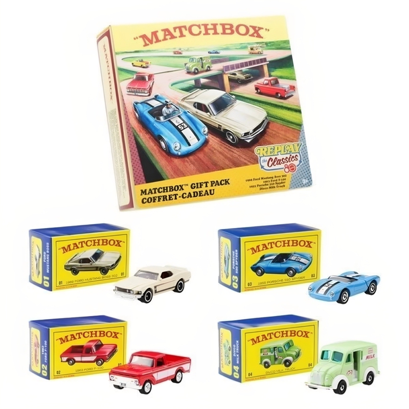 Matchbox 80Th Anniversary Edition Porsche Ford Milk Truck Collectible Alloy Car Model with Openable Doors Jhb37 Matchbox 80Th Anniversary Edition Porsche Ford Milk Truck Collectible Alloy Car Model with Openable Doors Jhb37