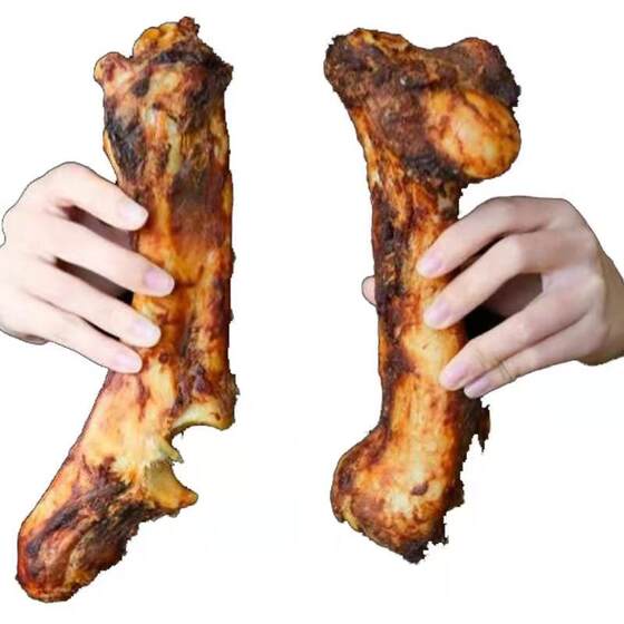 Dog Chew Bones, Durable Chew Sticks for Large Dogs, Meaty Large Bones, Calcium Supplement, Teeth Cleaning Beef Bone Sticks