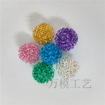 (Flat silk ball) wire pendant metal wire art aluminum wire stalls souvenir home decorations