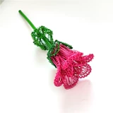 [Big Rose] Алюминиевая линия ручной работы розовая моделирование