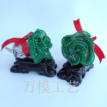 (Cabbage model) aluminum line cabbage ornaments Baicai to home decorations folk handicrafts