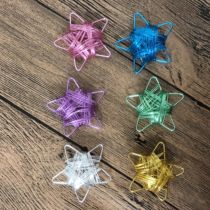 (Wire five-pointed star) handmade crafts lighting accessories decoration materials Christmas holiday pendants ornaments