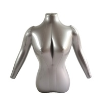 Inflatable clothing model female upper body plastic model T-shirt Photo tool window stall promotion display hanger