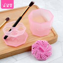 Makeup brush drying rack cleaning box Washing artifact Dry hanging storage sweep shelf drying bracket Cleaning tool woman