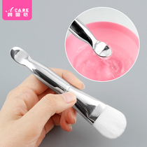 Special offer silicone face spa soft hair head smear mask beauty tools mask brush set