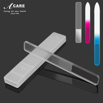 Acare nail file grinding strip manicure tool frosted strip Nano glass nail care polishing crystal rub strip