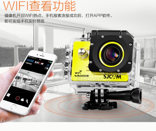 Sjcam SJ5000X HD 4k camera thể thao kỹ thuật số wifi camera lặn ngoài trời không thấm nước