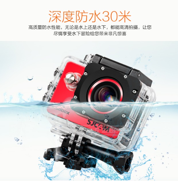 Sjcam SJ5000X HD 4k camera thể thao kỹ thuật số wifi camera lặn ngoài trời không thấm nước