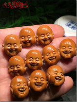 Small party member nuclear carving Su Gong laughs and smiles Buddha olive core smiling face Maitreya is very happy new new round carving