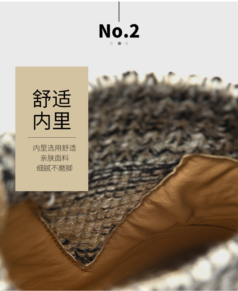 木林森 2020新款马丁靴 英伦风休闲工装鞋 图3