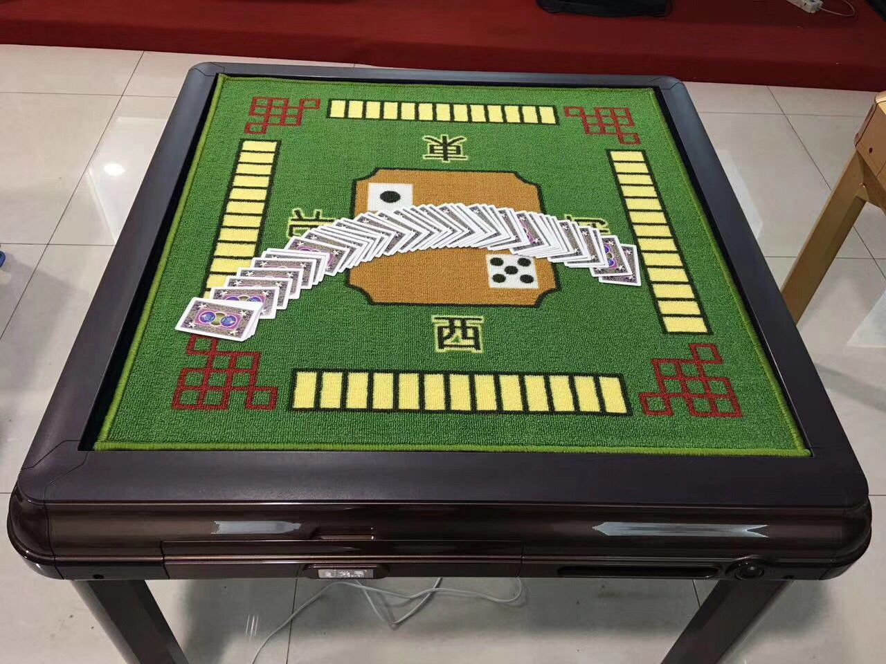 Mahjong khăn trải bàn vuông dày giảm thanh chống trượt Mahjong vải Mahjong chăn còng tay Mahjong khăn trải bàn - Các lớp học Mạt chược / Cờ vua / giáo dục bộ cờ vua bằng pha lê