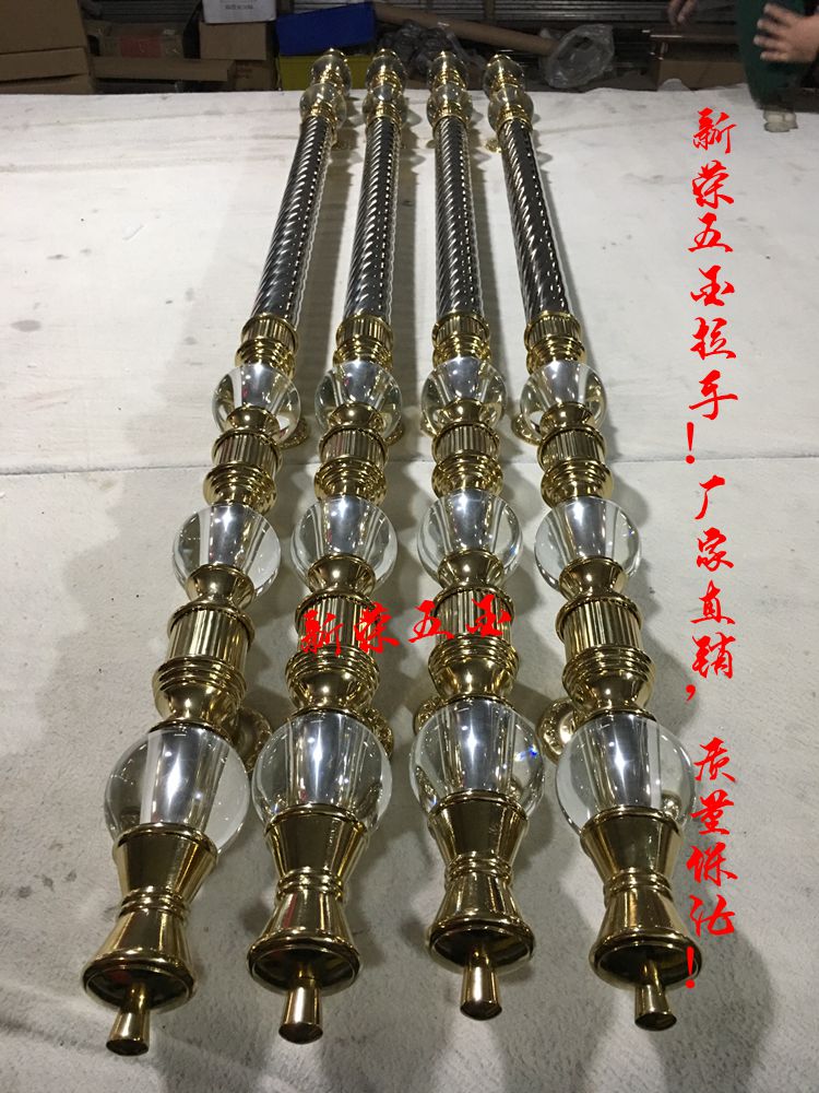 Door handle luxury crystal large handle European glass door handle style antique door handle hot sale promotion