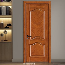 Fashion simple wooden door ecological solid wood bedroom door indoor ecological paint all wooden door cover mute soundproof door custom