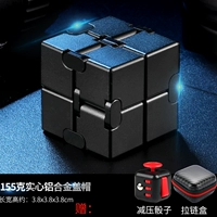 Металлические черные игральные кости, 155 грамм, алюминиевый сплав, антистресс