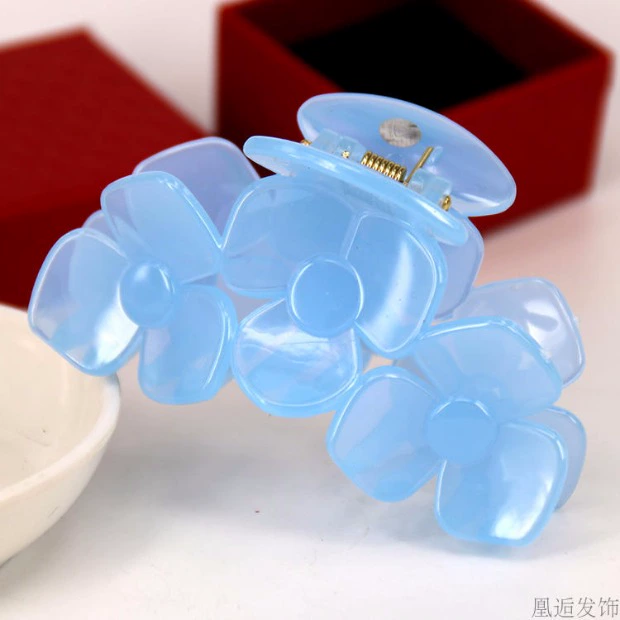 Hàn Quốc đơn giản mũ nón ào ạt tắm clip clip clip lớn lấy clip nữ tấm kẹp tóc phụ kiện nhựa trong suốt tóc bắt thẻ