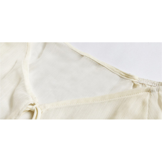 NG Mini 春季女装防晒开衫雪纺上衣设计感小众衬衫潮