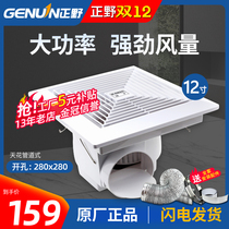 Positive wild ventilator BPT15 -23C positive field exhaust fan 12 inch kitchen ceiling suction top type pipe exhaust fan