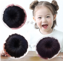 Childrens ball head princess hair accessories wig Korean girl cute baby hairclip hair bag a flower child hairclip
