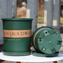 Changsheng plastic chunky gallon flowerpot Green rose large factory direct clearance special gallon basin