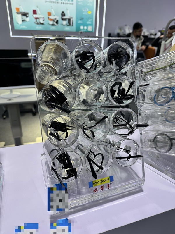Good Helper Acrylic Eyewear Store Trial Frame High-End Exquisite Rotating Display Stand Storage Rack Trial Lens Holder Storage Box