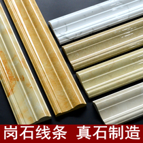 TV background wall border line living room entrance entrance edge wrapping decorative line tile waist line marble door cover