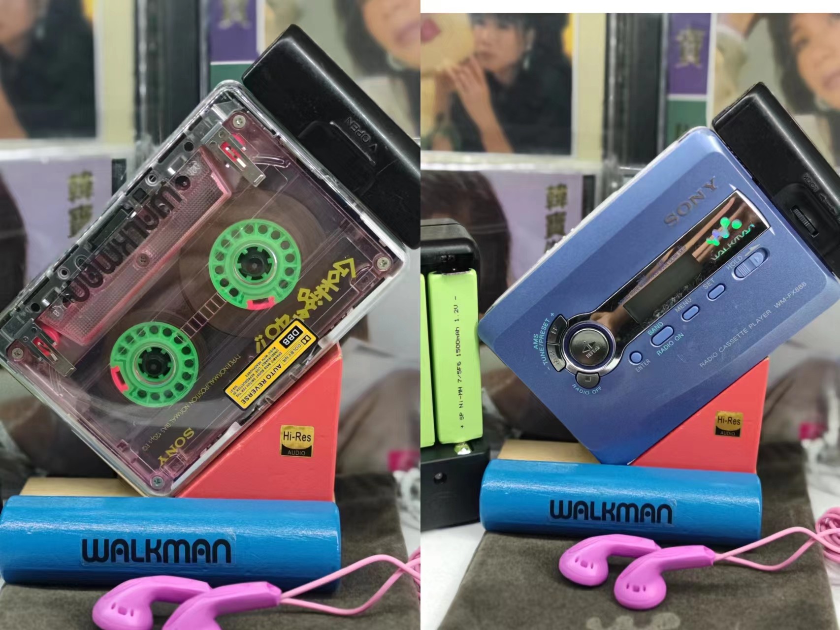 震惊！索尼WM-FX888透明卡带机竟成Z世代新宠？复古潮回魂现场💥-TAPE磁带随身听-淘宝好物网, image size:1706x1280