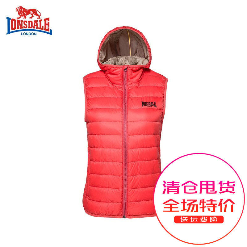 LONSDALE Longshidale light down vest women's vest autumn and winter new Korean version of the warm casual jacket