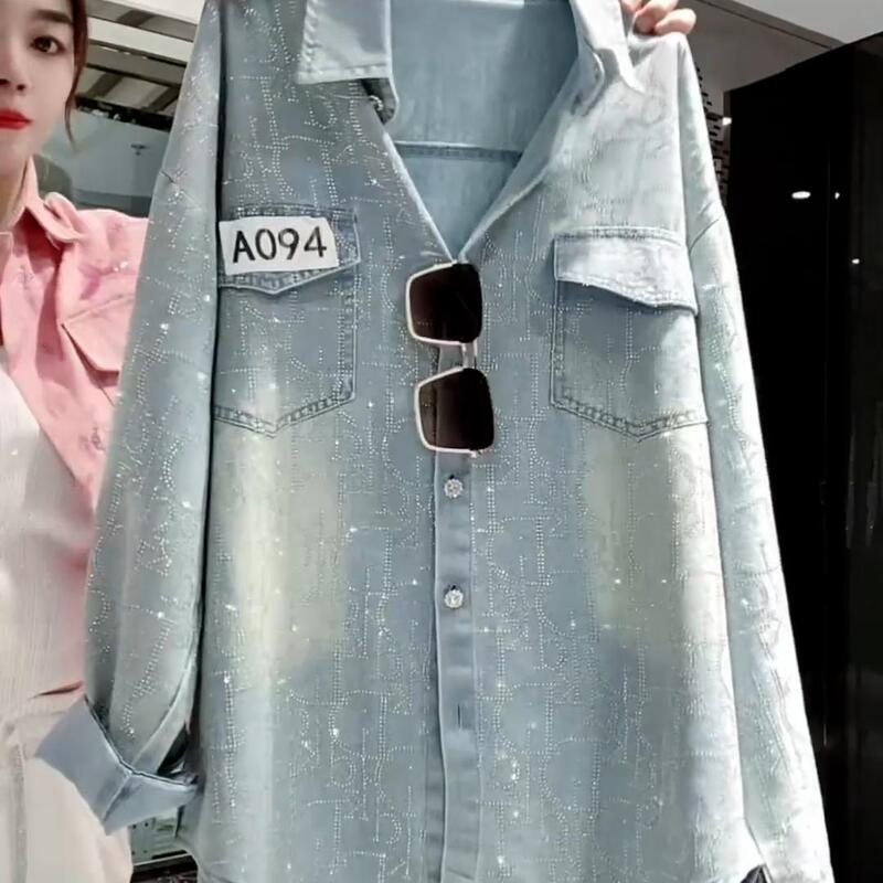 Loose Shirt 2026 Autumn New Women's Fashion Versatile Denim Jacket High-End Stylish Beautiful Top Trendy