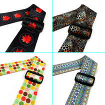 Personality cotton folk Guitar Strap gift minimalist Guitar Strap thickened and widened Guitar Strap