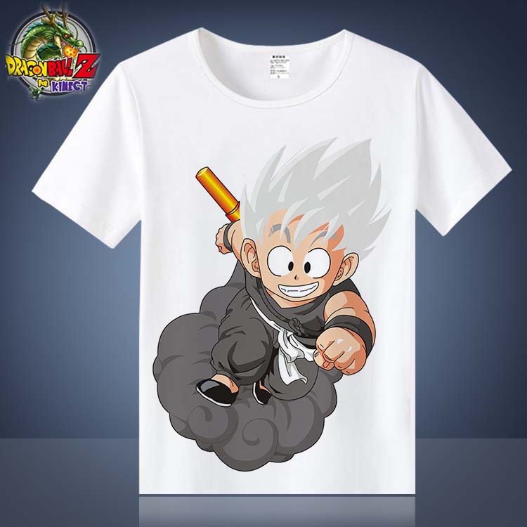 Dragon Ball Sun Wukong Rùa Fairy Super Saiyan Phim hoạt hình Nhật Bản ngắn tay áo phông anime xung quanh quần áo hình sticker đồ ăn