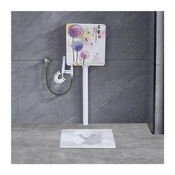 Squat Toilet, Squat-Style Water Tank, Complete Set of Household Potty, Toilet, Bathroom Ceramic Squat Toilet, Anti-Odor Toilet