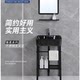 Wall-Mounted Washbasin and Cabinet Combination Bathroom Sink Small Apartment Washbasin Ceramic
