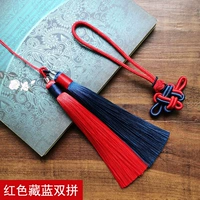 Красный темно-синий благоприятный узел + двухцветные шипы