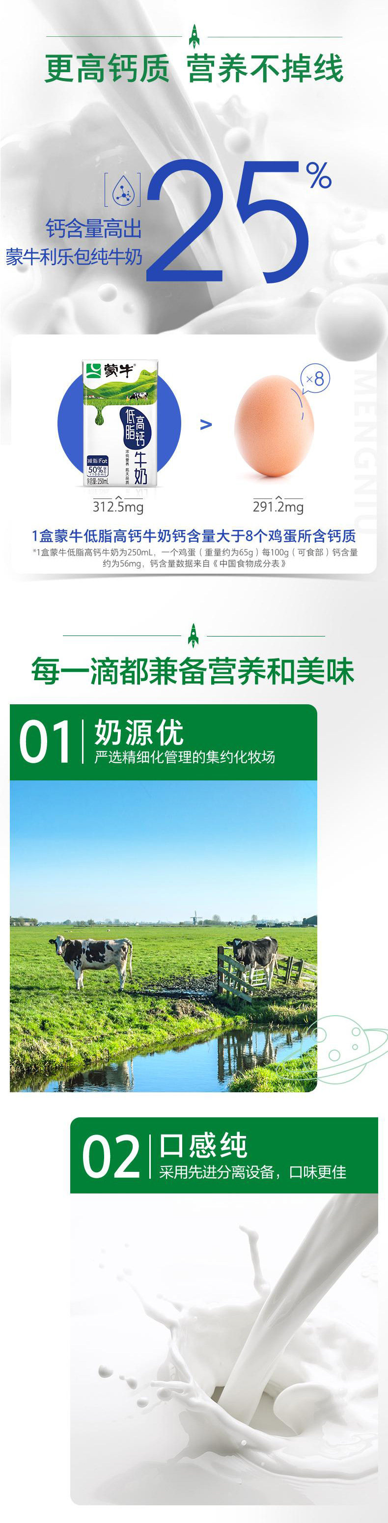安享好物 安享C级纯奶-蒙牛低脂 高钙纯牛奶 国标 