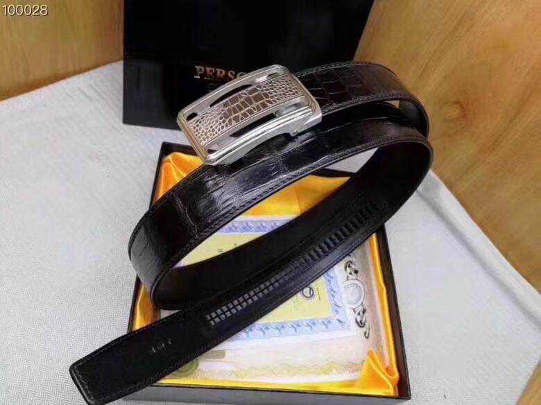 Thai Crocodile Leather Strap Automatic Button more than 100 Casual Mix Fashion Casual Business Genuine Leather Men Belt Girdle Belts