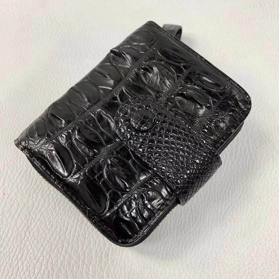 Thai avocado leather wallet large capacity multi-clamping money clip minimalist around real pickup bag zipped zipped folding buckle zero wallet-Taobao