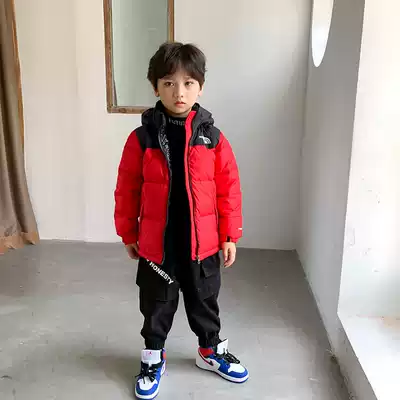 Children's down jacket boys new small children baby thin down girl clothes Winter children's clothing coat