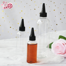 Plastic sauce bottle mounting mouth squeeze pot squeeze sauce pot chocolate sauce bottle jam tomato salad bottle squeeze bottle