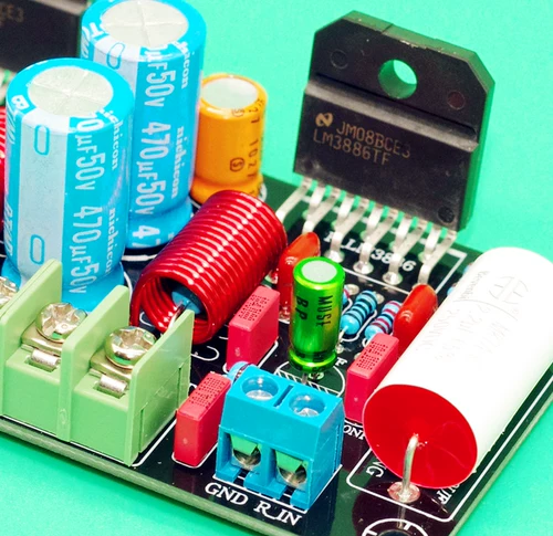 LM3886 Плата усилителя DIY Комплект Audio Power Power Board Двухканальный стереотеора